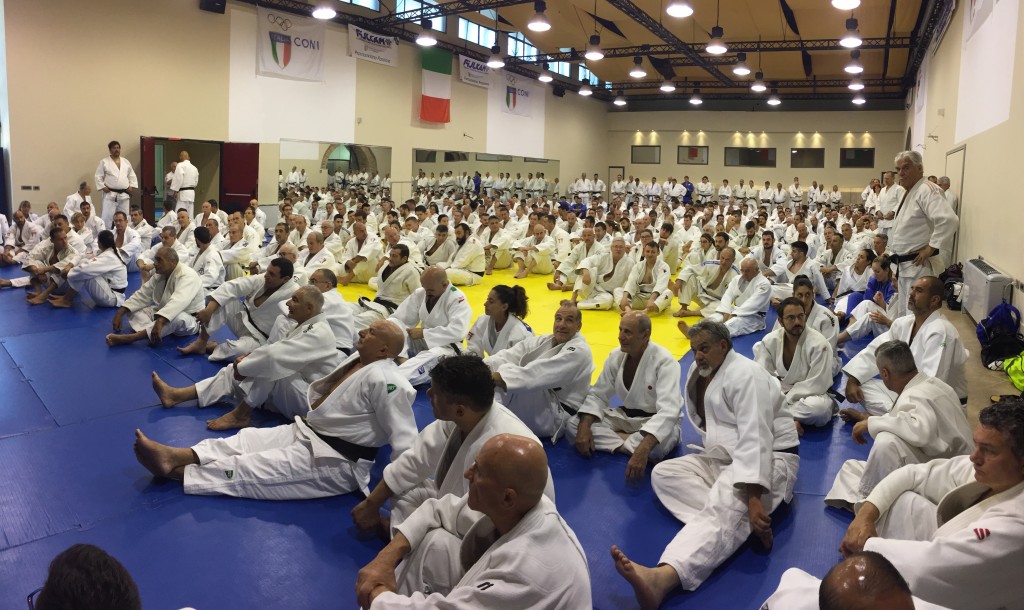 Il pubblico dei tecnici di Judo durante la relazione di Armando Argano su ”La responsabilità del dirigente e del tecnico nelle associazioni sportive dilettantistiche” (Roma, 24 giugno 2017)