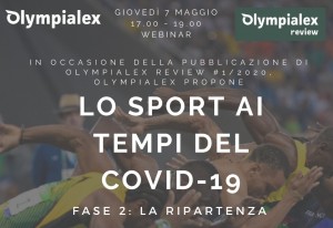 Webinar diritto sportivo e pandemia 7 maggio 2020